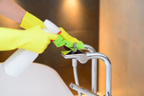 Carpet cleaning team focusing on recycling and sustainability practices in Belgravia